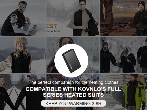 5v 2a power bank for heated vest