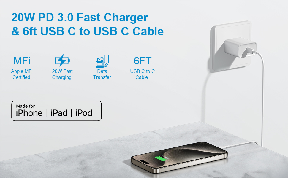 iPhone 15 charger fast charging