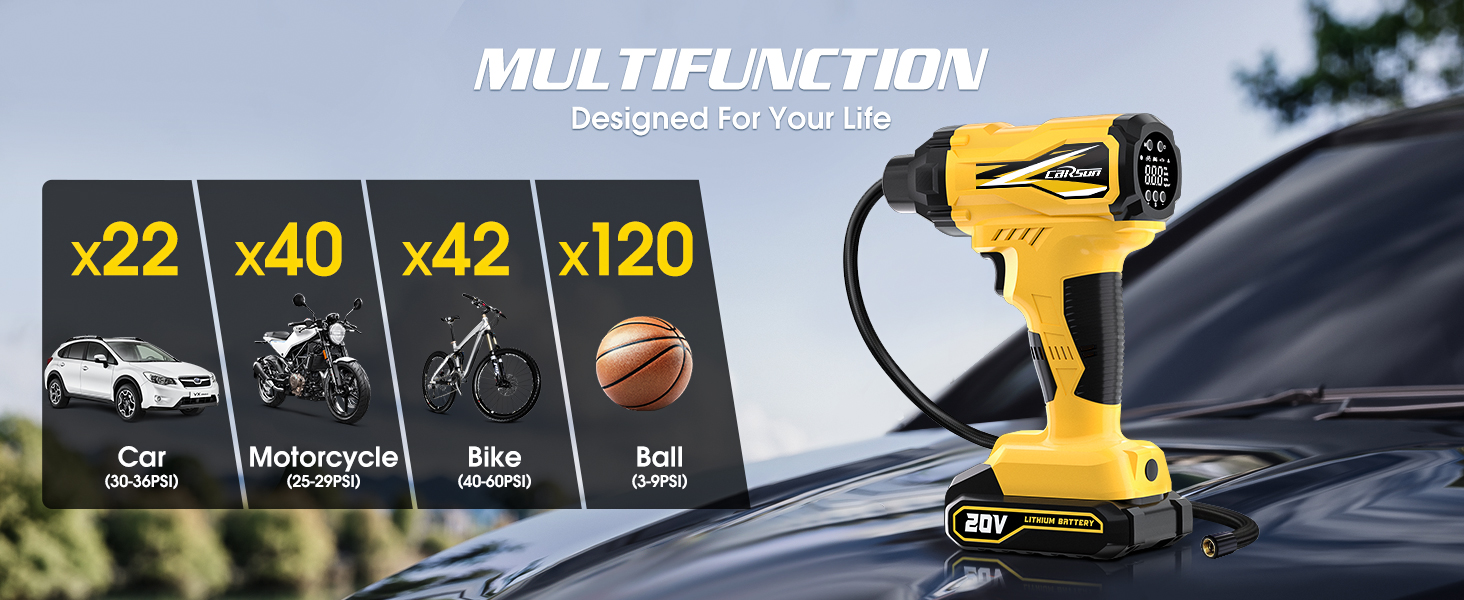 Cordless Tire Inflator