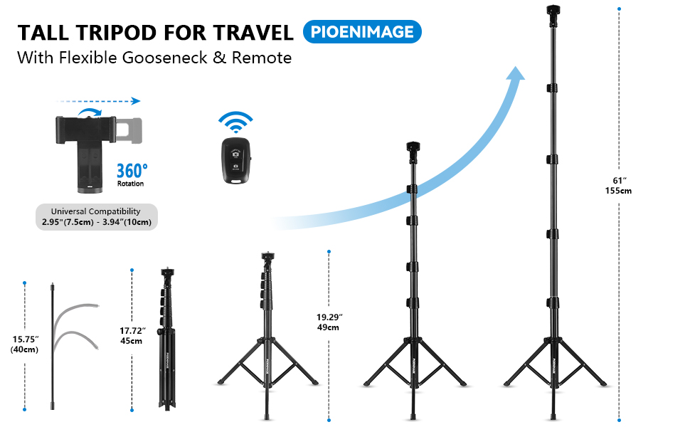 Phone Tripod Stand