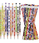 DIYASY Halloween Pencils for Kids, 48 Pack Pencils Bulk with Erasers Assorted Colorful Fall Penci...