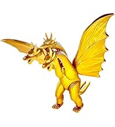 TwCare King Ghidorah, 1964 Movie Series Movable Joints King of The Monsters Dinosaur Action Figur...