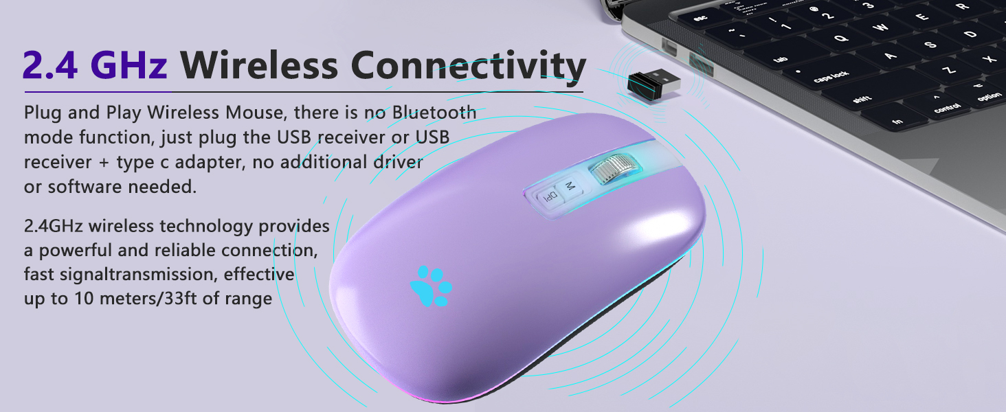 2.4GHz Rechargeable Silent Mouse