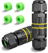 Oyviny 3 Pole Electrical Junction Box IP68 Waterproof, UL Certified M16 Wire Connector for 3.5-10...