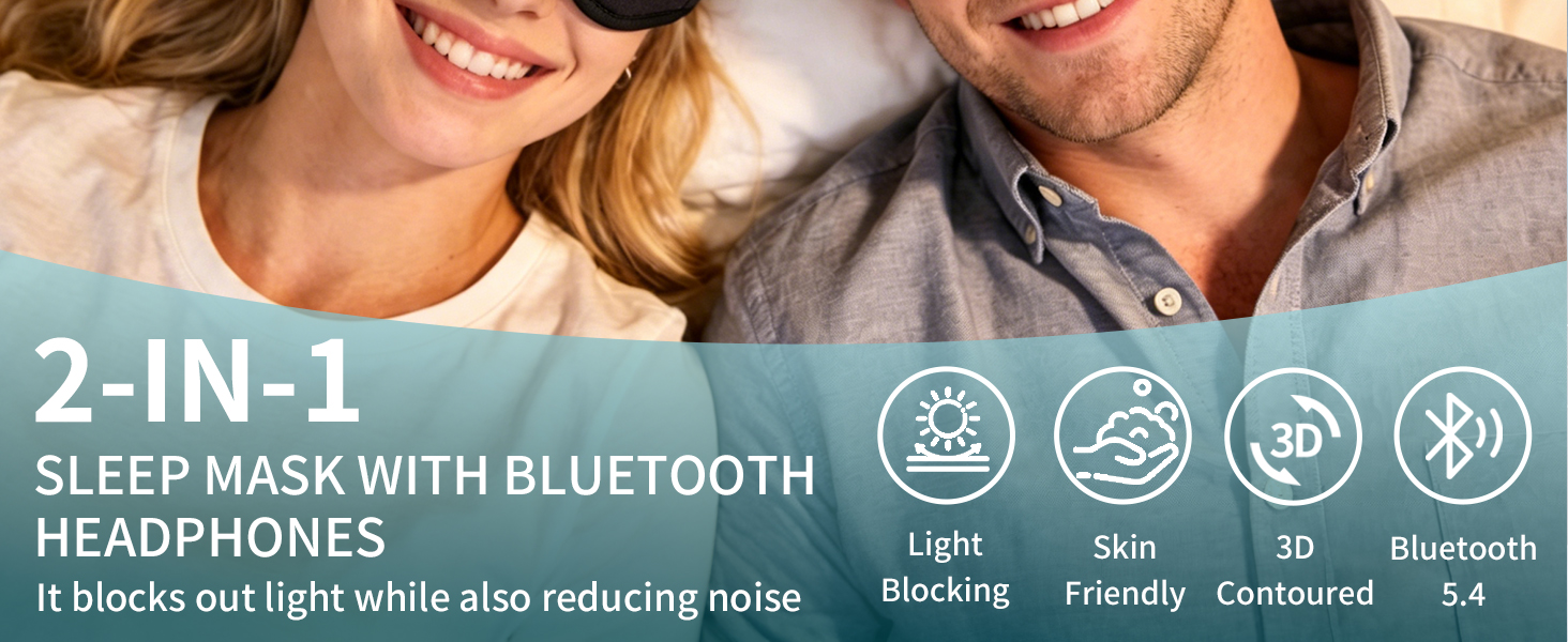 sleep mask with headphones