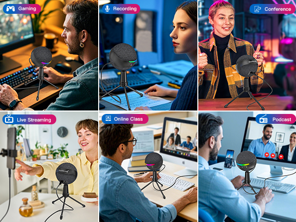 ZealSound USB Microphone for Gaming