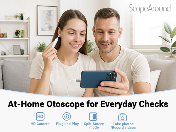 otoscope with light ear scope digital otoscope for kids smart otoscope for iphone