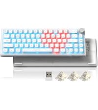 Womier 60% Percent Keyboard Gaming, Creamy Mechanical Wired Keyboard Anime