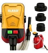 Battery-Powered Fuel Transfer Pump - 3.2 GPM No Spill Portable Gas Can siphon Pump with 3 Adapter...