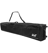 WOLT | Rolling ski bag - Padded Snowboard Bag Carrier with Wheels for Air Travel, fit to Double P...
