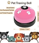 KEXIAVA 2 Pack Dog Door Bells Dog Doorbell to go Outside Puppy Train Bell for Dogs to Ring to go ...