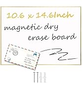 Dry Erase White Board, 10.6