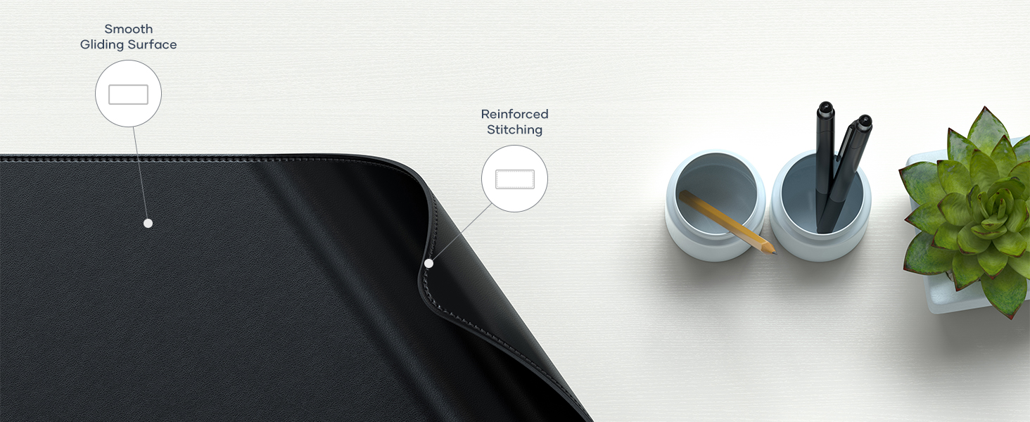 Vegan-Leather Premium Desk Mat