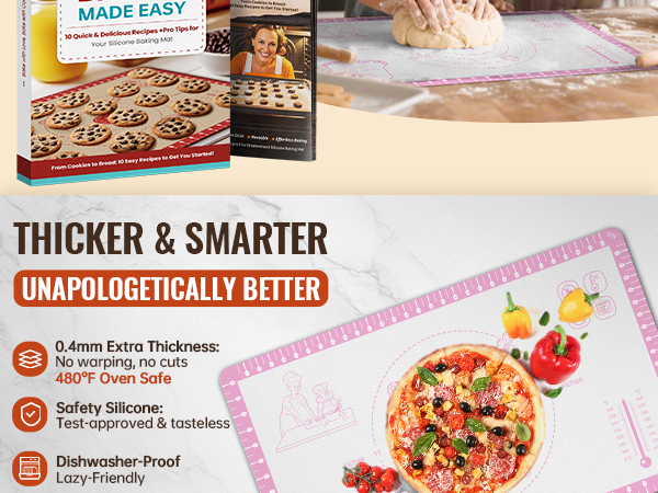 rolling mat baking must haves silicone pastry mats for rolling dough baking necessities