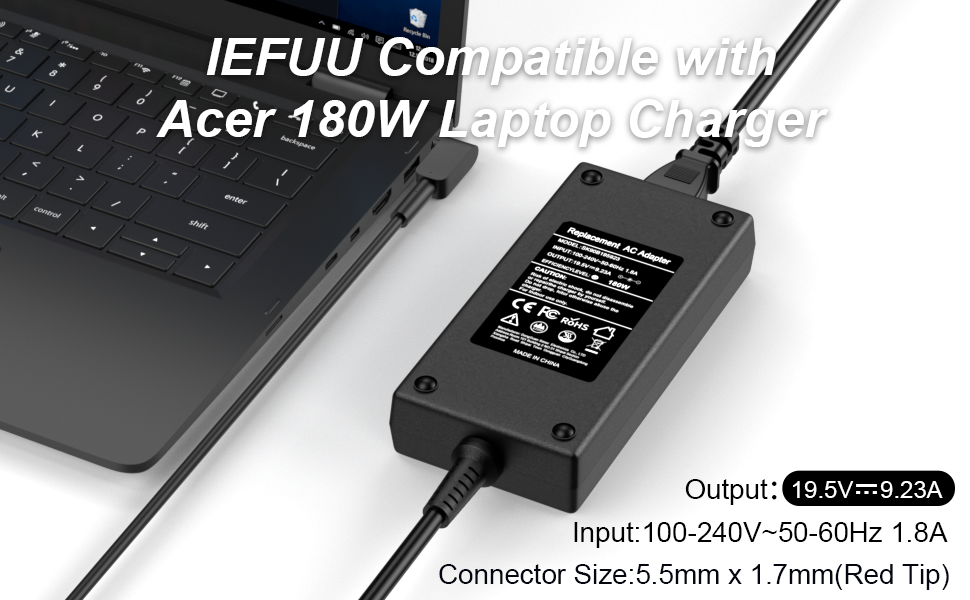 IEFUU compatible with acer nitro charger