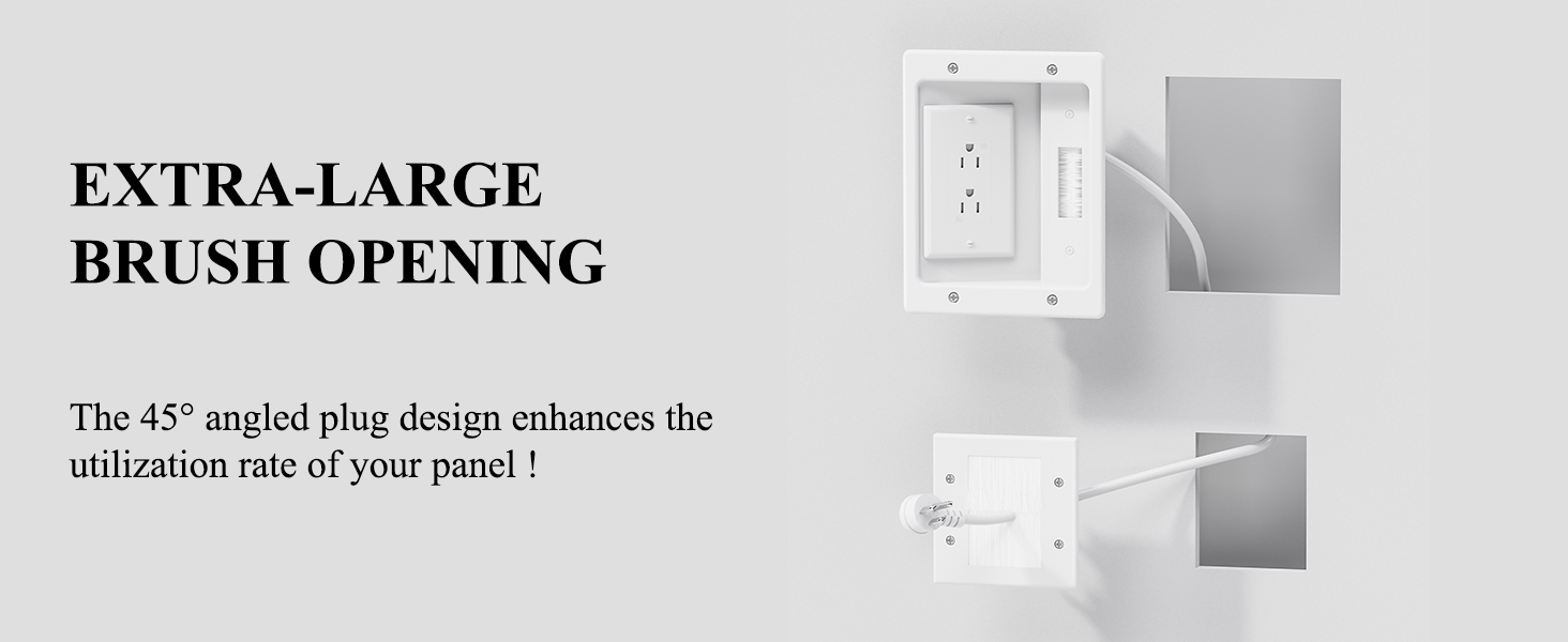 in-Wall TV Cable Management Kit