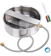 KHEARPSL Automatic Dog Water Bowl Dispenser Large Breed Outdoor Pet Water Fountain Pet Waterer wi...