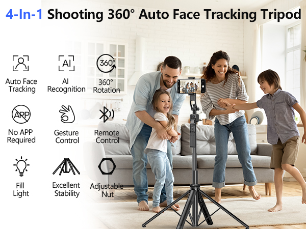 tripod for iphone with light