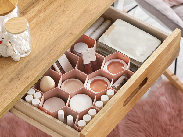 honeycomb drawer organizer