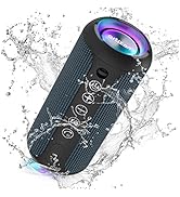 Ortizan Portable Bluetooth Speaker, IPX7 Waterproof Wireless Speaker with 24W Loud Stereo Sound, ...