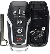 NPAUTO Key Fob Cover Keyless Entry Remote Smart Key Fob Shell Case Replacement for Ford F150/F250...