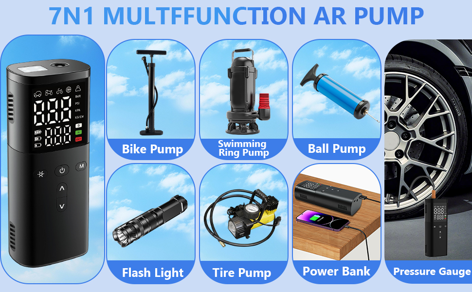 Portable Tire Inflator for Car