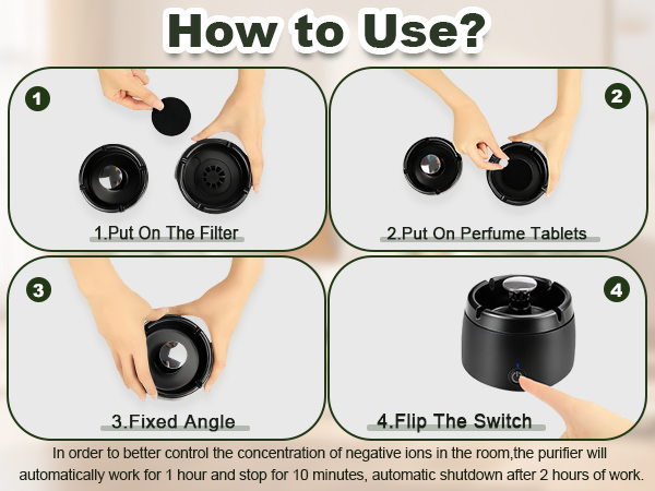 smoke removing ashtray