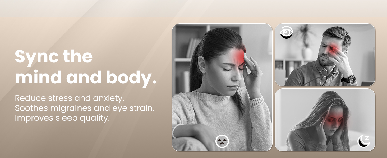 eye massager with heat and cooling eye massager for headaches migraine relief fathers day gifts