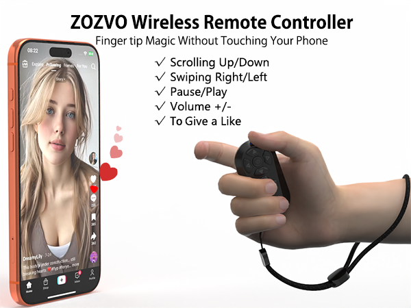 ZOZVO Wireless Remote Controller