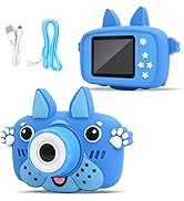 GKidz Kids Camera with Soft Silicone Cover Case Kids Toys - Digital Video Camcorder, for 3-8 Year...