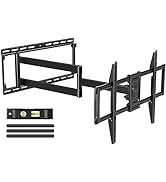 MOUNTUP Long Arm TV Wall Mount for Most 37''-82'' TVs, Corner TV Wall Mount with 30'' Extension F...
