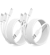 Multi Charging Cable USB C 6ft,3 in 1 Charging Cable and Lightning Cord Fast Charger for Multiple...