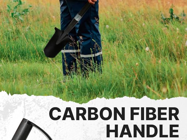 CKG Carbon Fiber metal detector accessories metal detecting shovel metal detector shovel