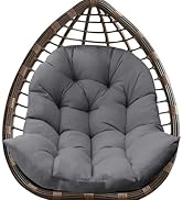 DANGHOOGY Egg Chair Cushion, Waterproof Outdoor Egg Replacement Cushions, Patio Chair Cushions fo...