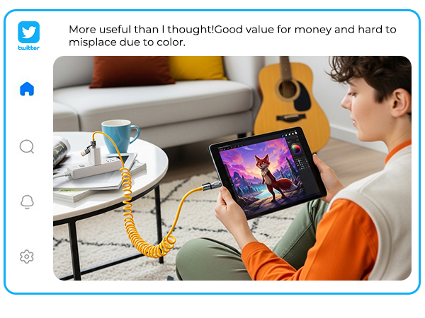 jixivor 4 in 1 usb c cable 60W compatiblle with Lightning cable multi cords