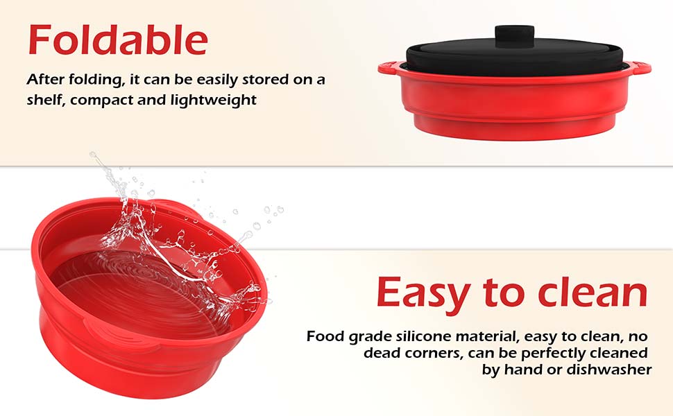 foldable and easy to clean