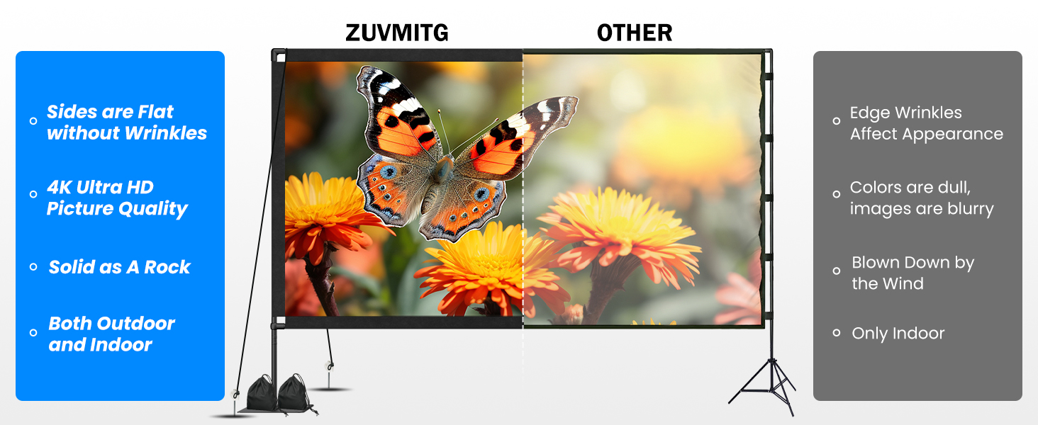 outdoor projector screen