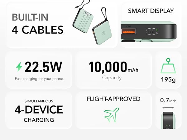 iphone portable charger fast charging