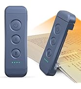 Glocusent USB Rechargeable Book Light, Portable Clip-on LED Reading Light, Reading Lights for Boo...