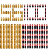 EVA Foam Bullets, Toy Bulle Ammo Refill Kit with 100 Soft Bullets + 56 Shells, Soft Bullet Toy Gu...