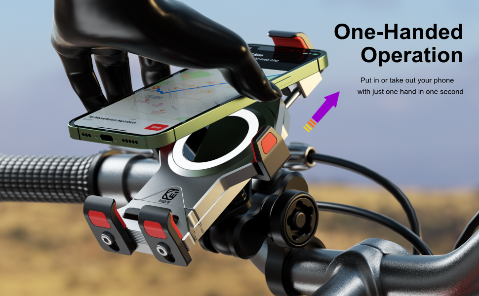 One-Push Automatically Lock &amp;amp;amp; Quick Release
