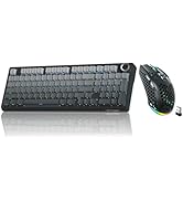 SOLAKAKA KI99 Pro and SM600,Wireless Keyboard and Mouse Combo for Gaming