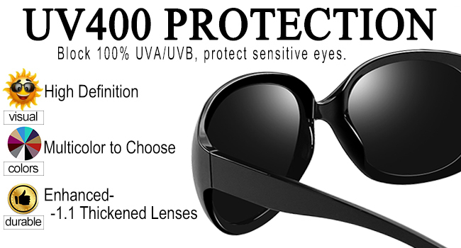 Joopin UV Protective Polarized Large Womens Sunglasses
