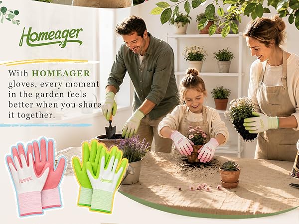 rose gardening gloves, rubber coated gloves, guantes de jardinería para mujer