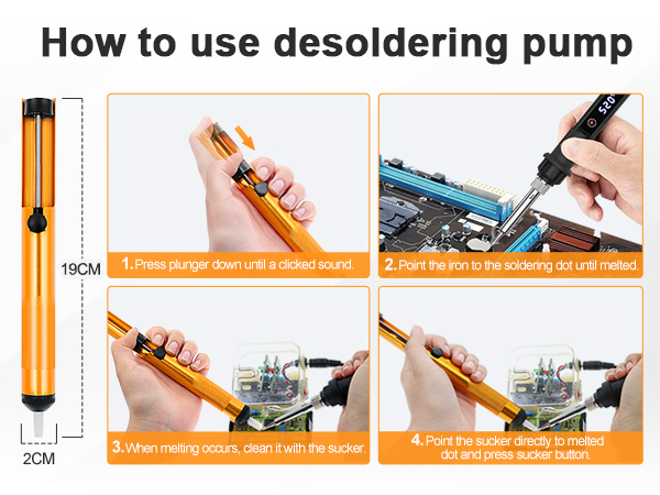Desoldering Pump Usage