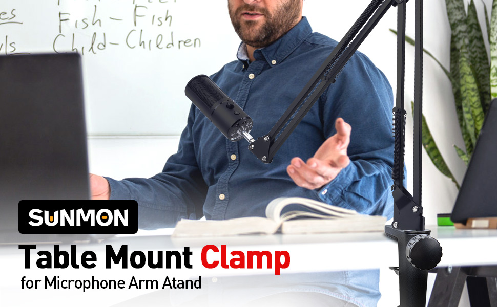 microphone table clip