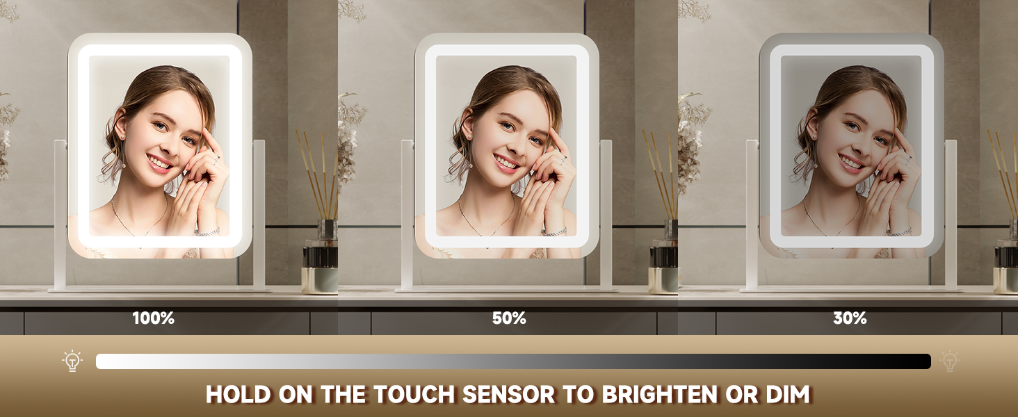 vanity mirror with lights light up mirror makeup mirror with lights large