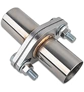 FGJQEFG Exhaust Flange Bolts Quick Fix Repair Pipe Kit w/Gasket &amp; Hardware, 1.75'' Inch ID 2 Bolt...