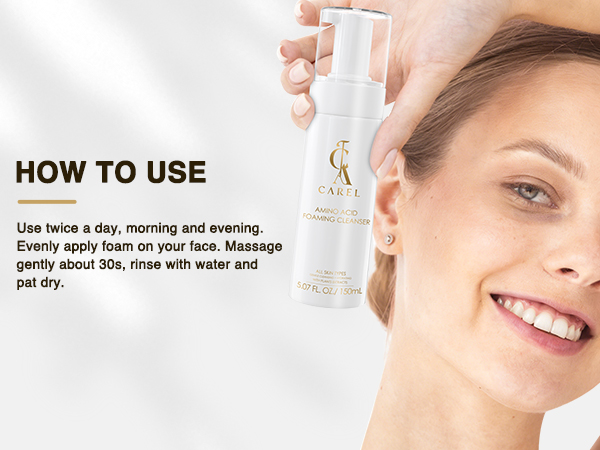 Foaming Cleanser - Gentle Facial Cleansing Foam for All Skin Types