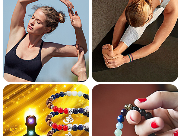 Natural Stone Healing Beads for Bracelets, Gemstone Beading &amp; Jewelry Necklace Making DIY Kit